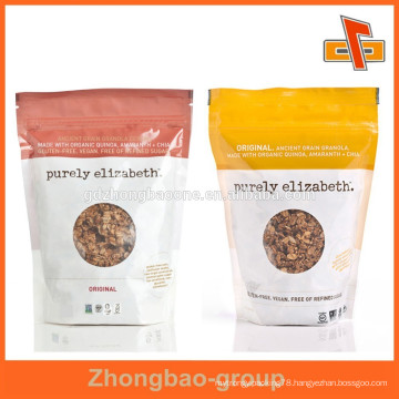 Food packaging zip lock pouch with customized design print